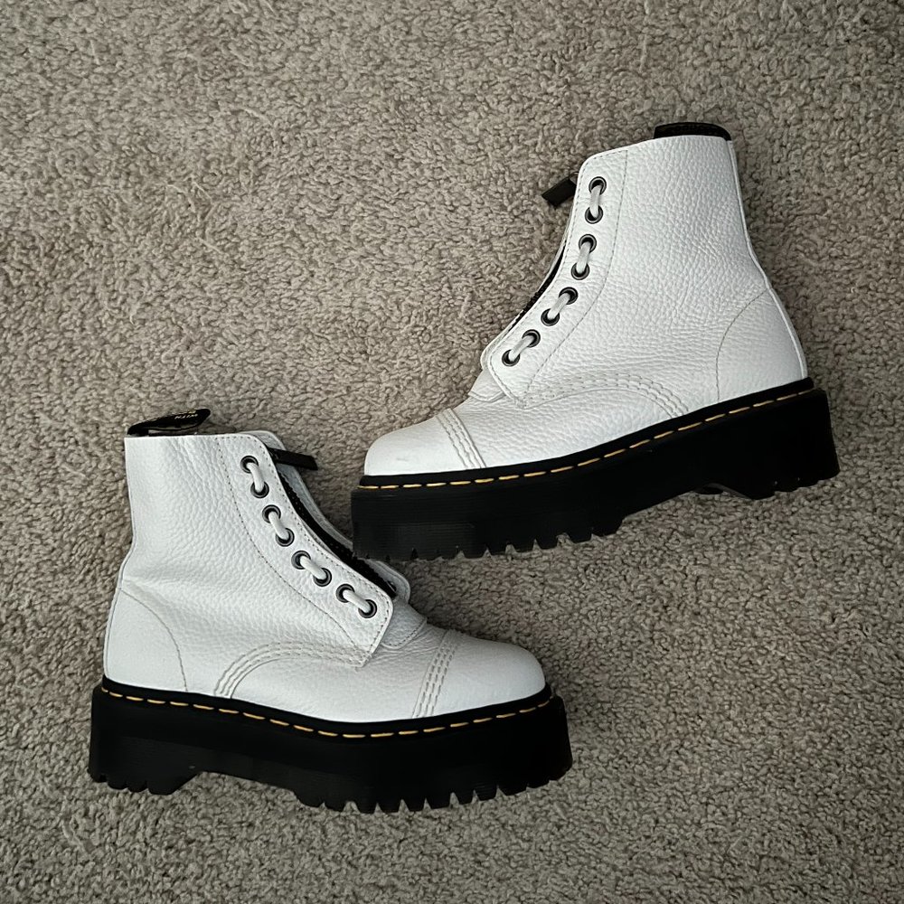 White Platform Dr. Martens